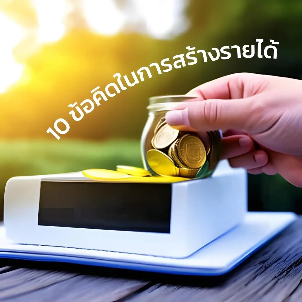 10 ข้อคิดในการสร้างรายได้